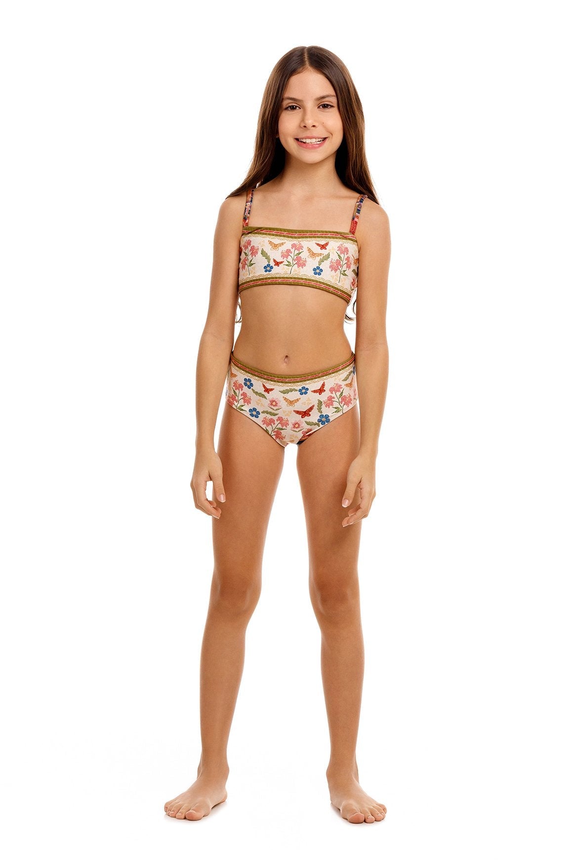 Sky Kids Bikini Set in Fiore