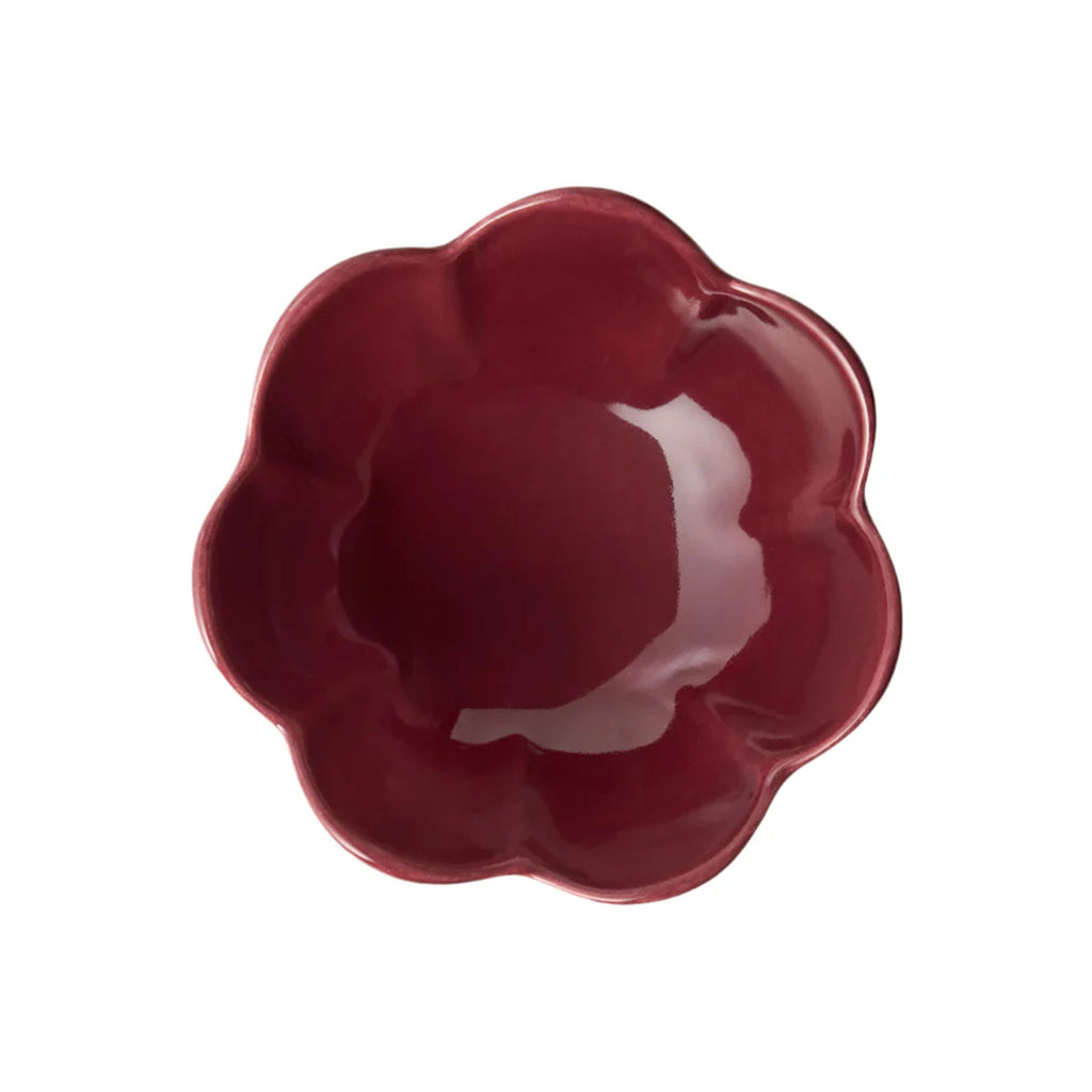 Fiore Bowl in Burgundy