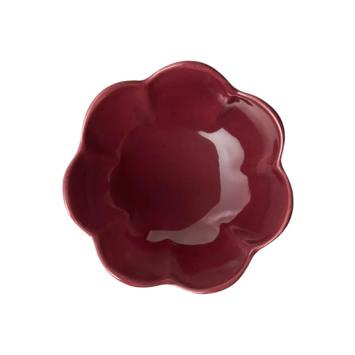Fiore Bowl in Burgundy
