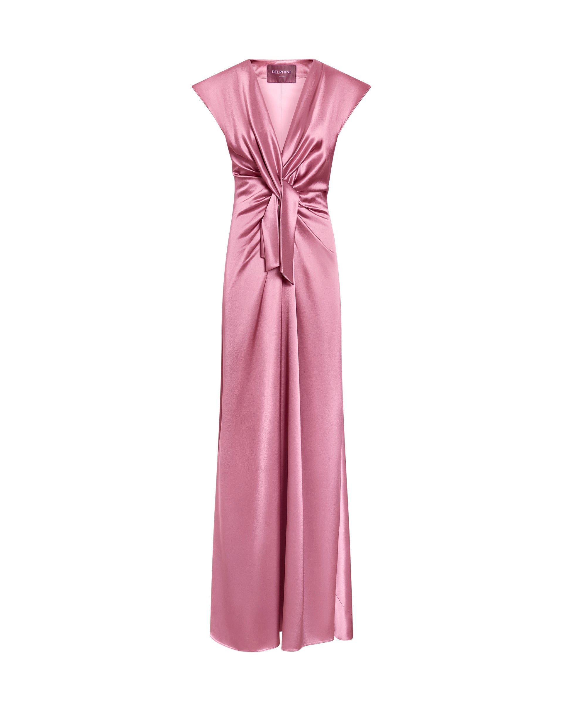 Flutter Sleeve Ava Gown in Rosewater