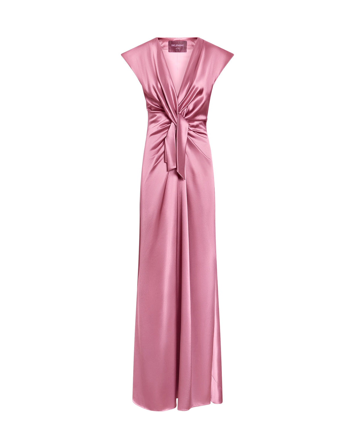 Flutter Sleeve Ava Gown in Rosewater