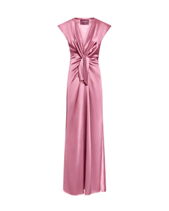 Flutter Sleeve Ava Gown in Rosewater