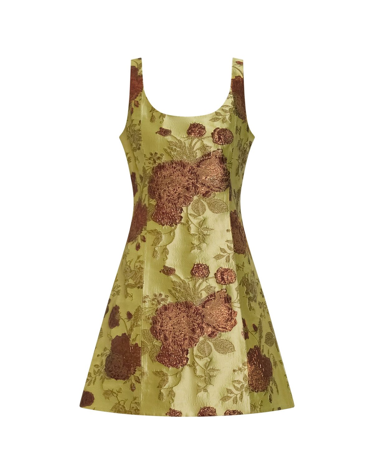 Cecily Dress in Citron Floral