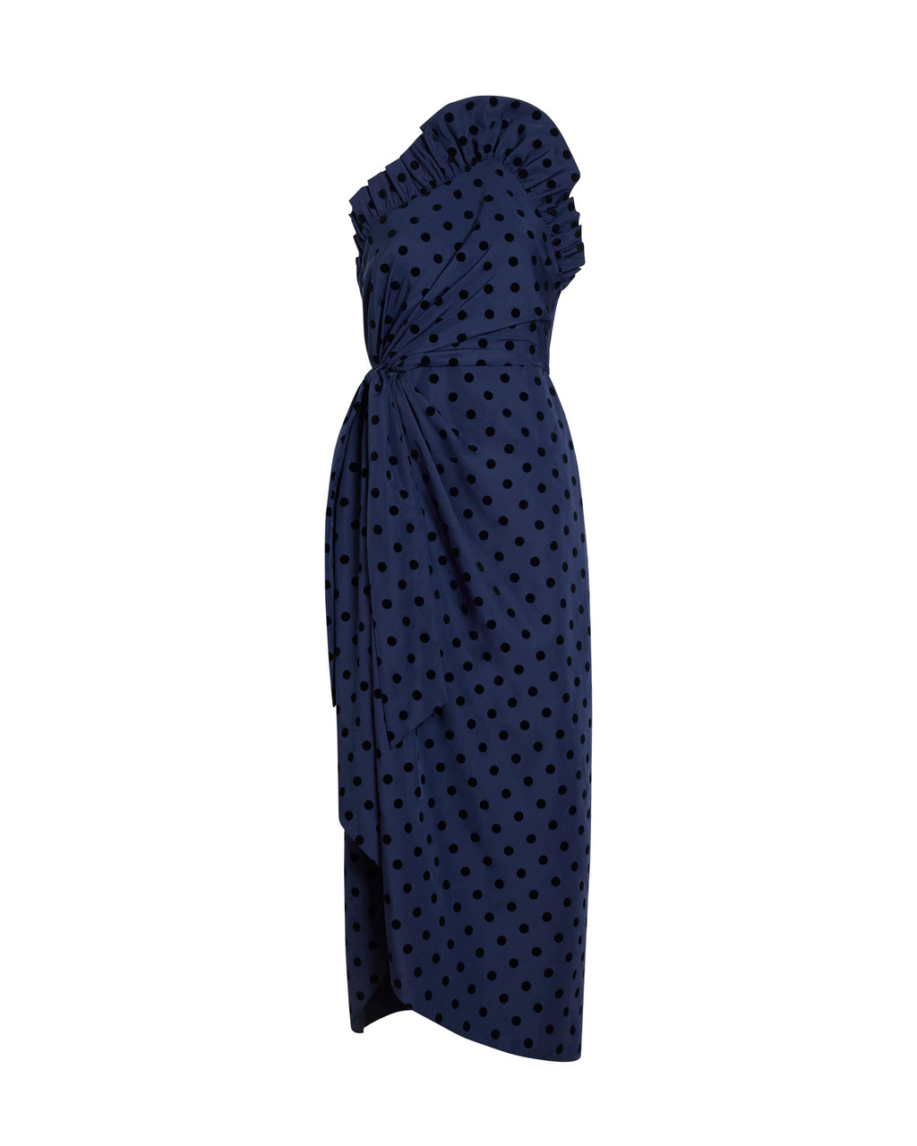 Charlotte Polka Dot Dress in Midnight Multi