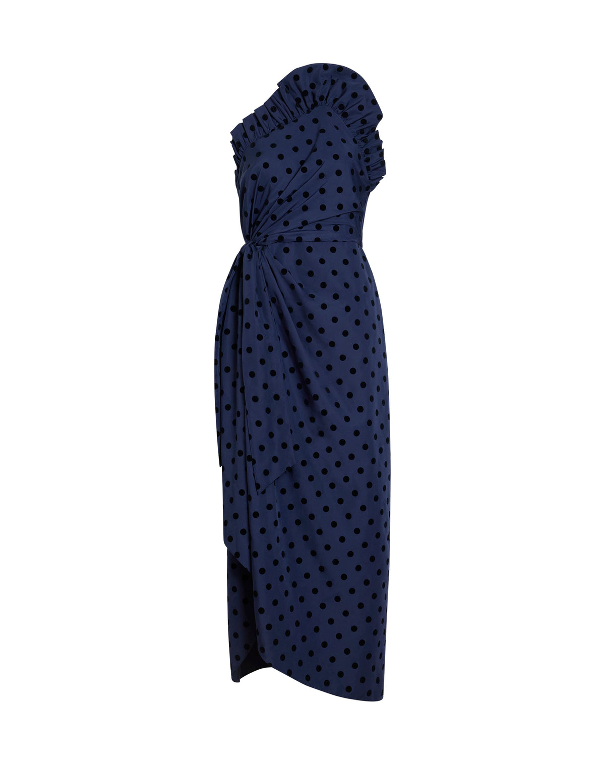 Charlotte Polka Dot Dress in Midnight Multi