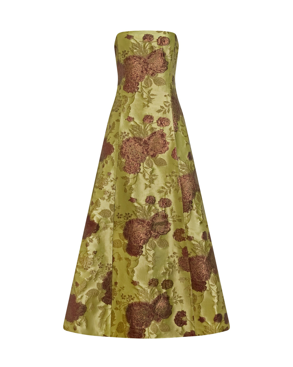 Colette Dress in Citron Floral
