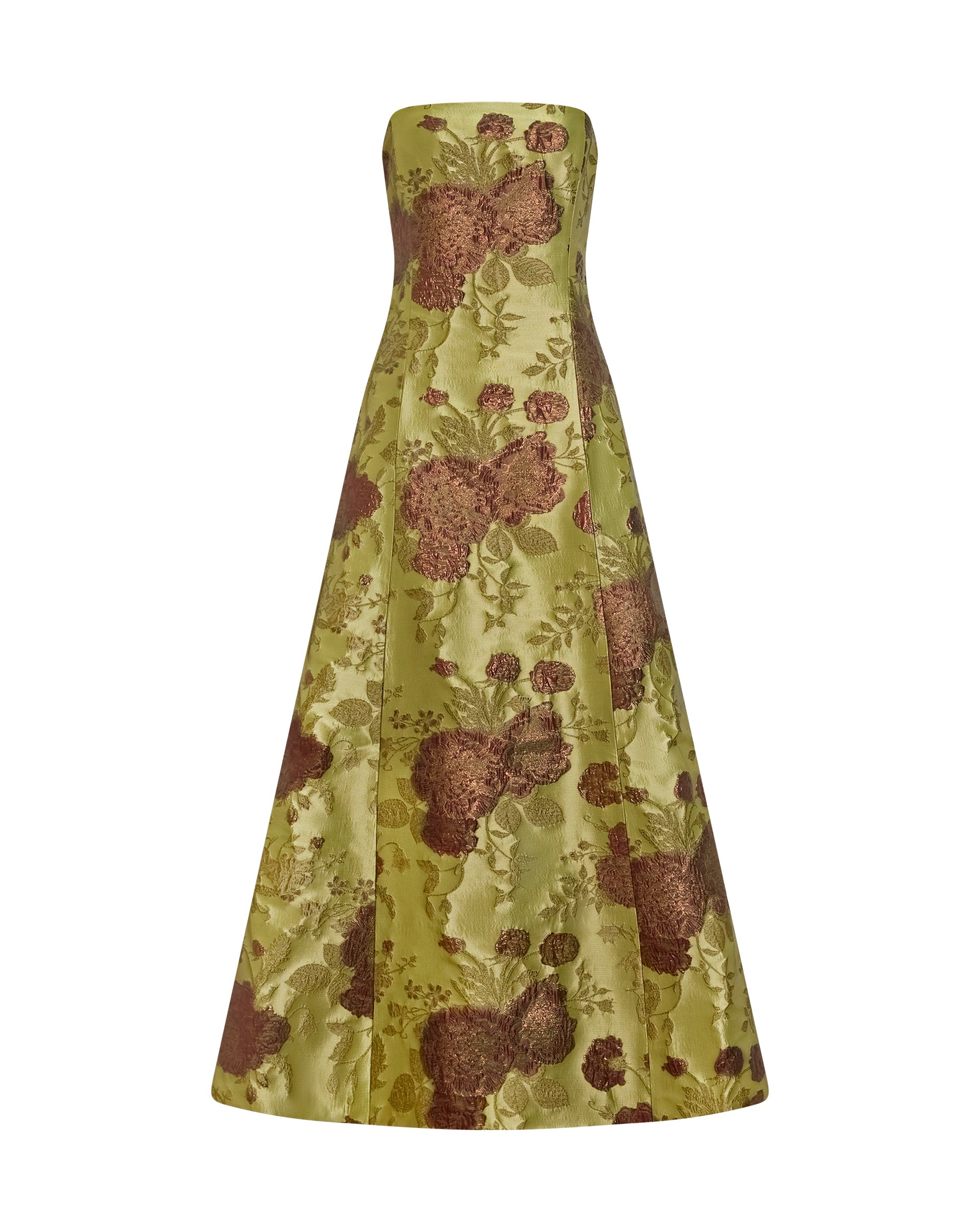 Colette Dress in Citron Floral