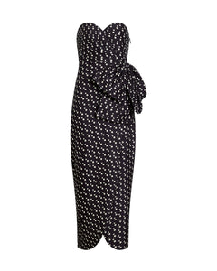Lala Polka Dot Dress in Noir Multi