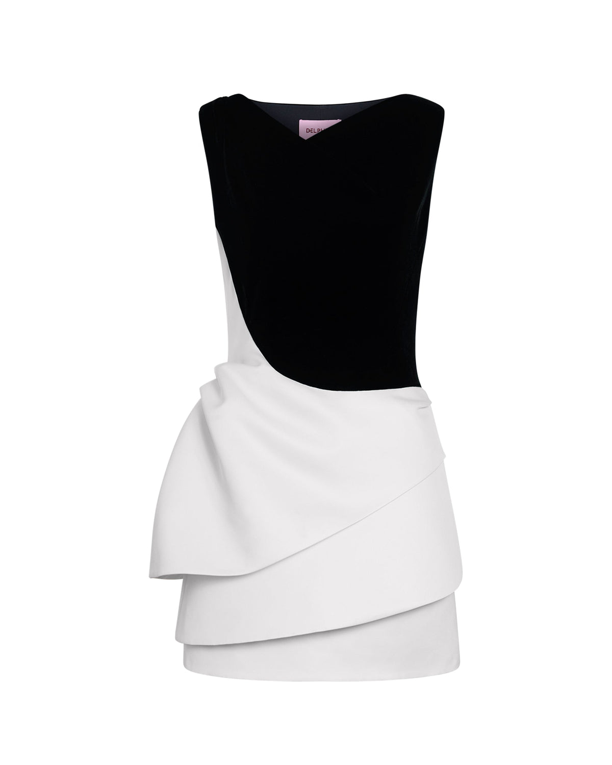 Margot Dress in Noir/Ivory