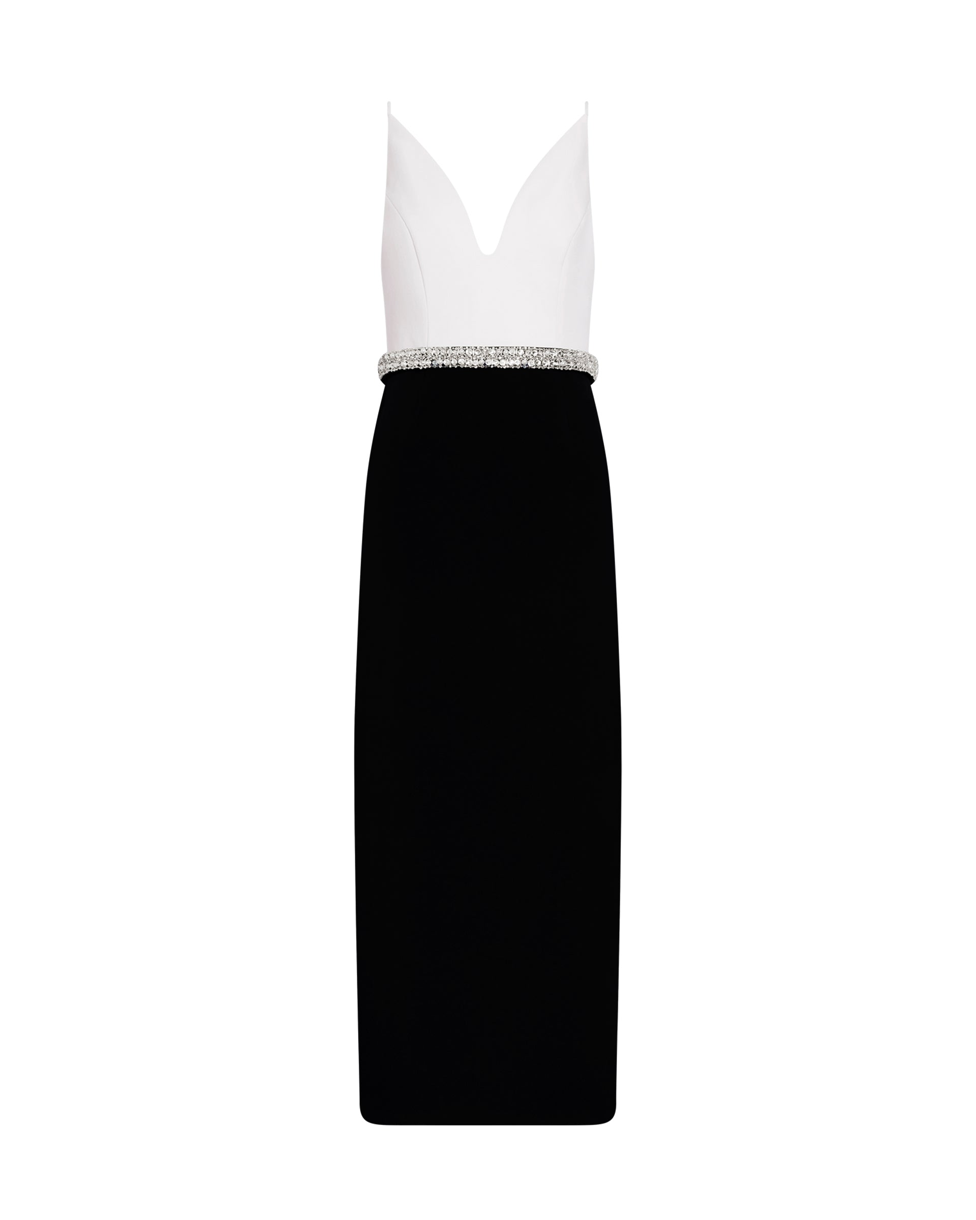 Rose Dress in Ivory/Noir