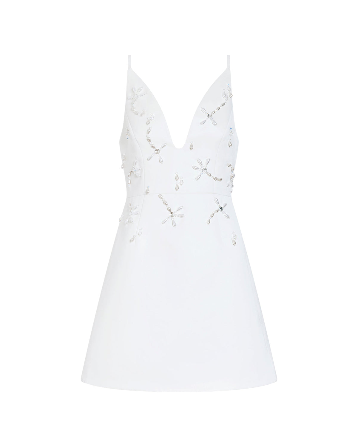 Seraphina Embellished Dress in Ivory