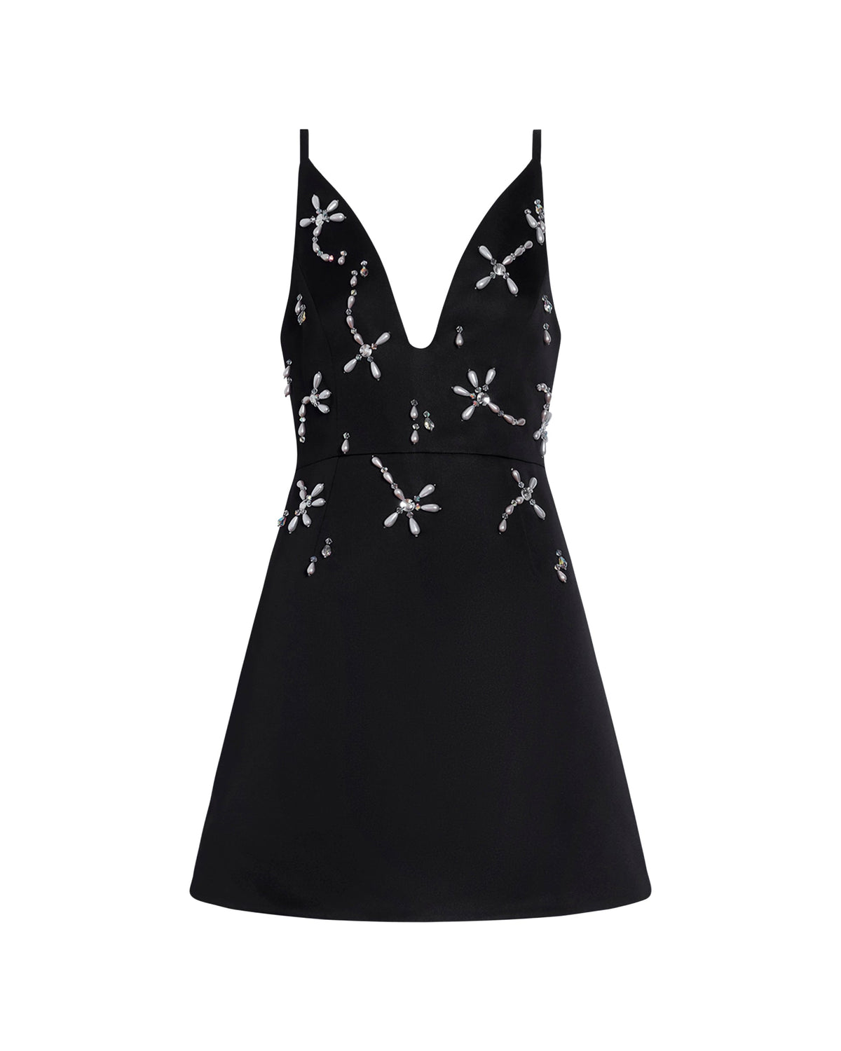 Seraphina Embellished Dress in Noir