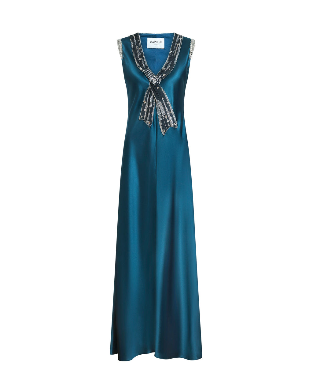 Astrid Dress in Peacock Blue