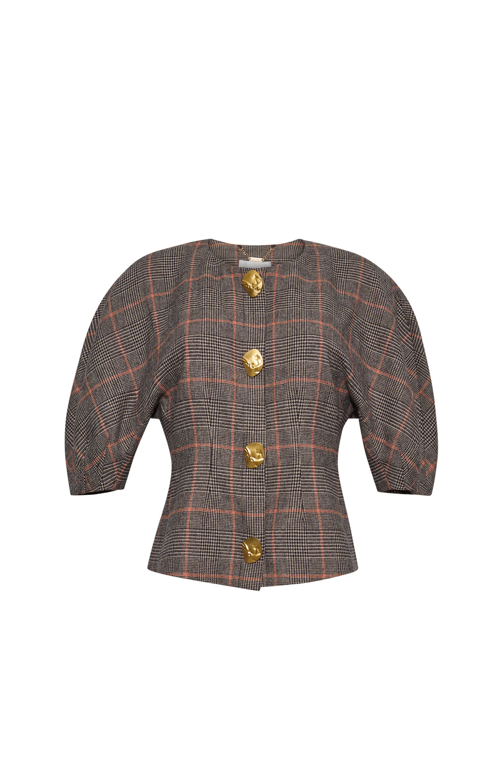 Fletcher Top in Odette Plaid