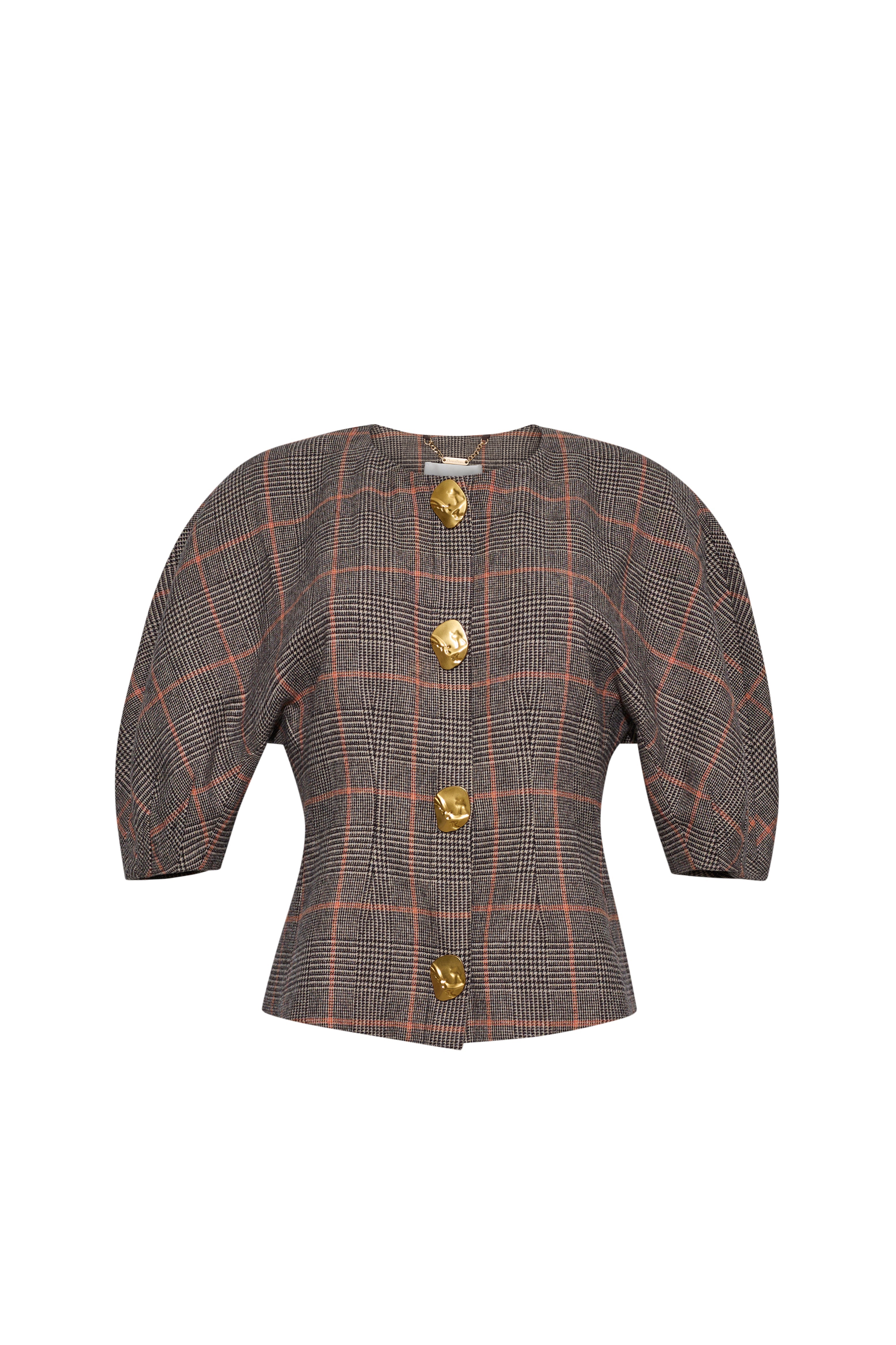 Fletcher Top in Odette Plaid