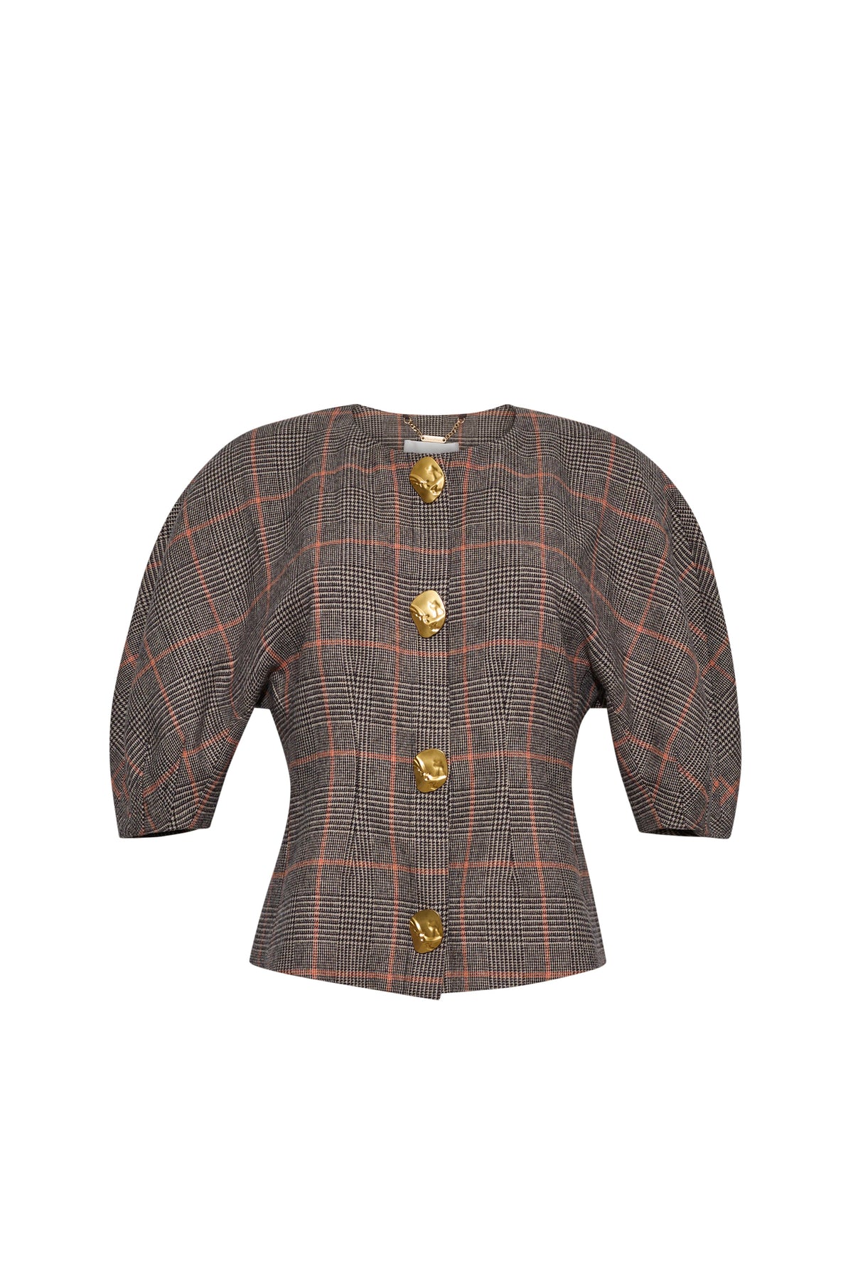 Fletcher Top in Odette Plaid
