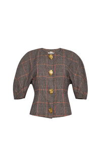 Fletcher Top in Odette Plaid