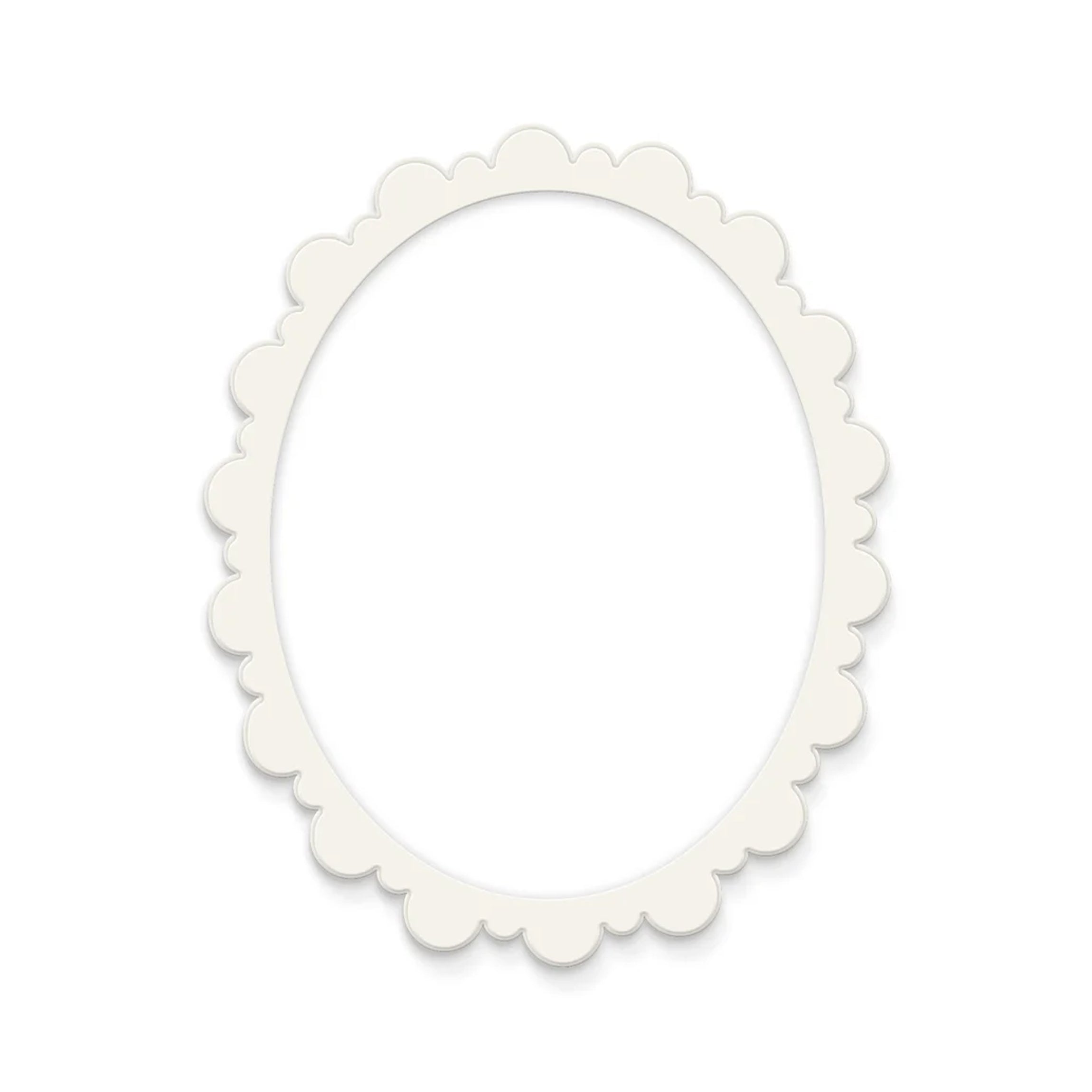 Fleur x Natalie Erwin Valmont Oval Portrait Wall Frame, 22" x 27.5"