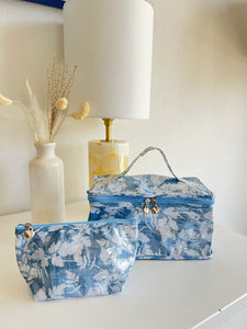 Vanity Bag in Floral Denim