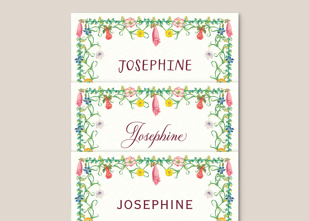 Floretta Place Cards