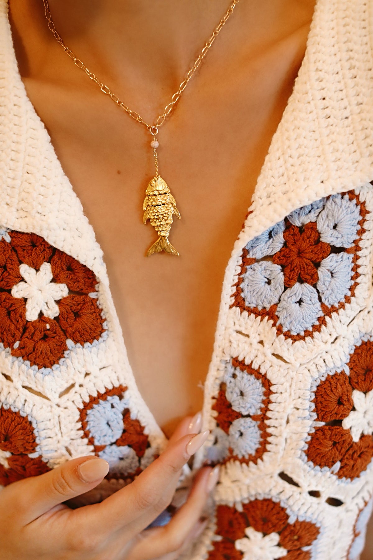 Flounder Necklace