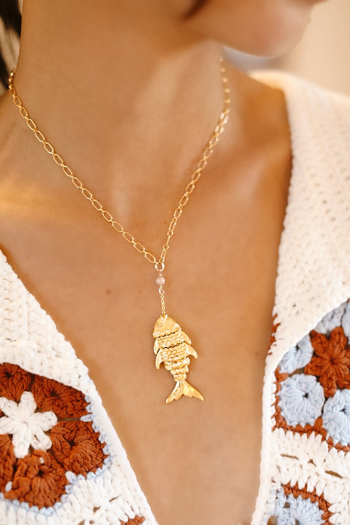 Flounder Necklace