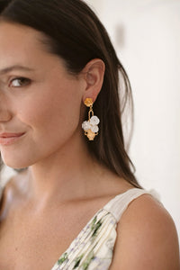 Flower Basket Earrings