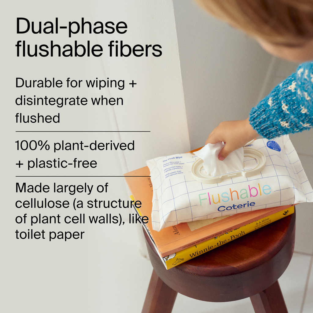 Coterie Flush Wipe