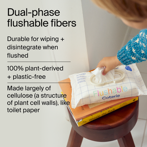Coterie Flush Wipe