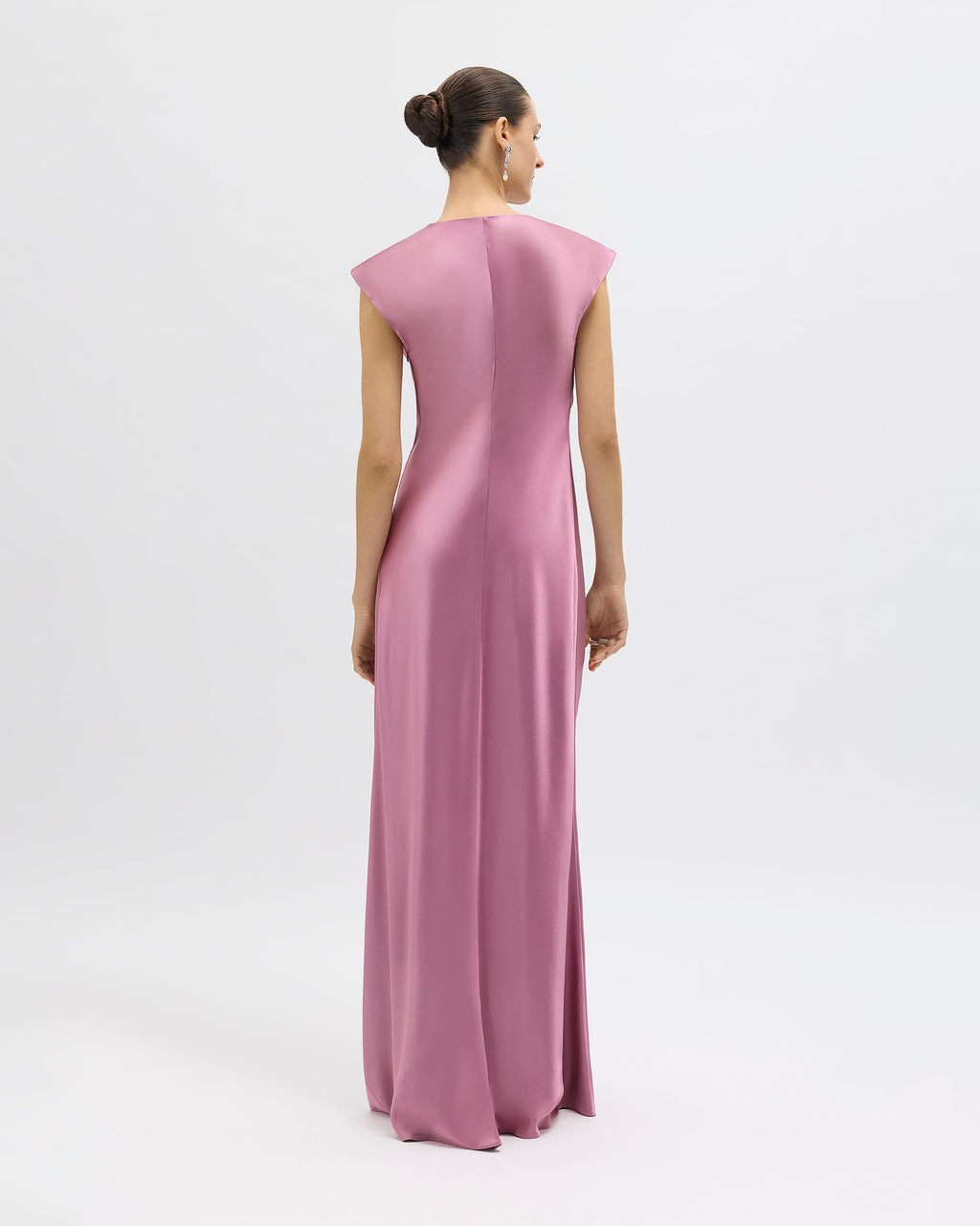 Flutter Sleeve Ava Gown in Rosewater