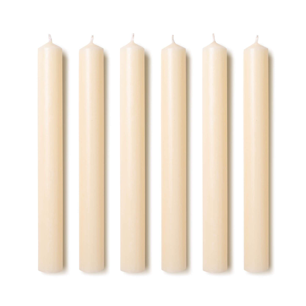 Dinner Candles in Foxglove Ivory
