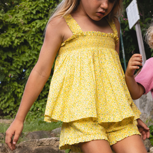 Girls’ Petite Fleur Top and Short Set