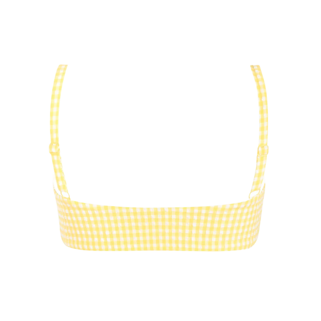 Women’s Soleil Gingham Bandeau Bikini Top