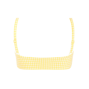 Women’s Soleil Gingham Bandeau Bikini Top