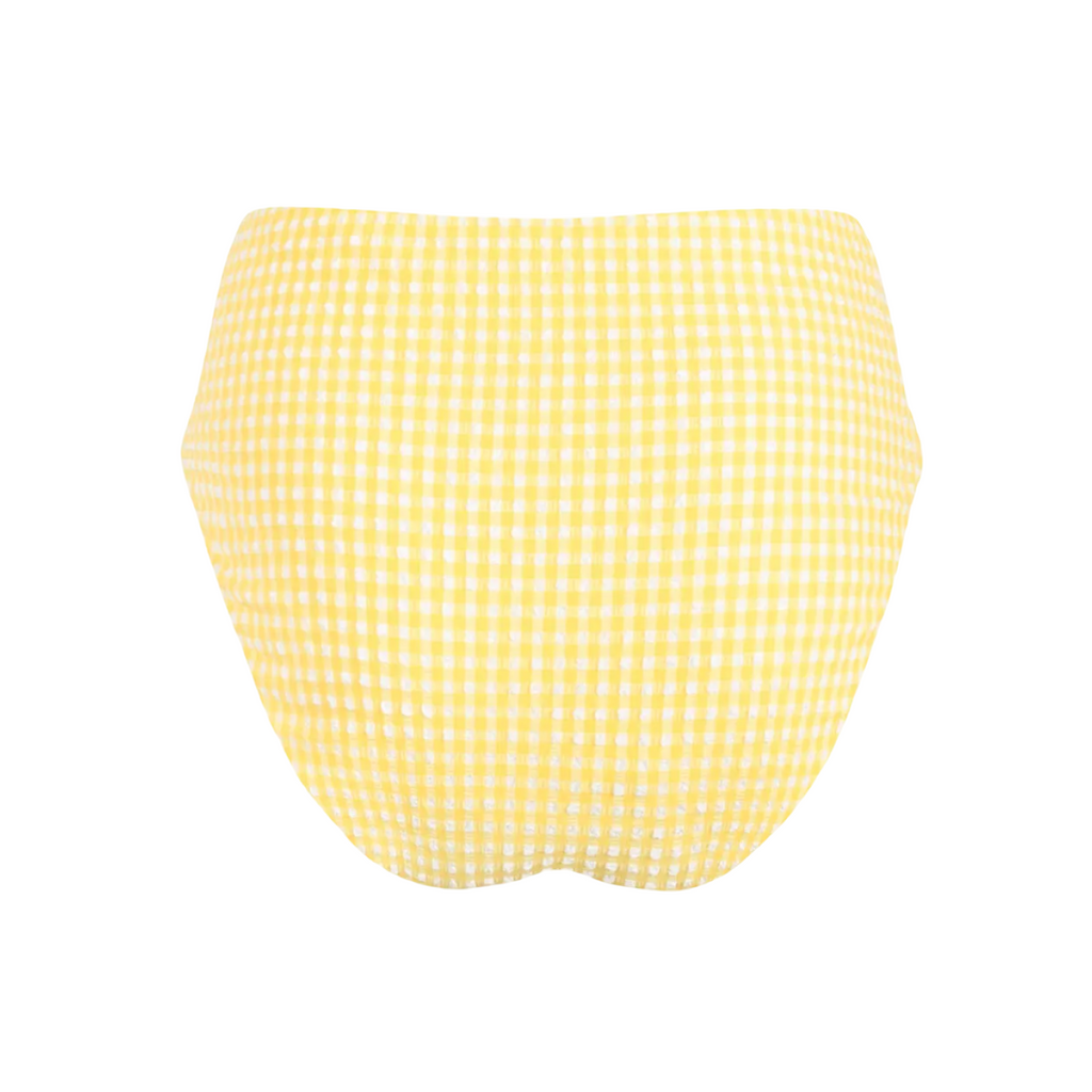 Women’s Soleil Gingham High Waist Bikini Bottom