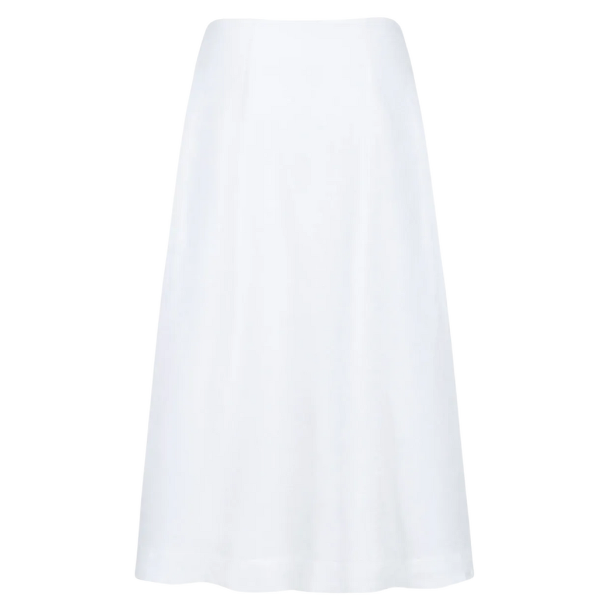 Women’s White Linen Wrap Skirt