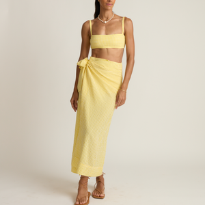 Women’s Soleil Gingham Pareo