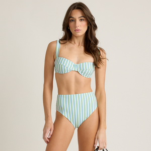 Women’s Tamarin Stripe Cup Bikini Top