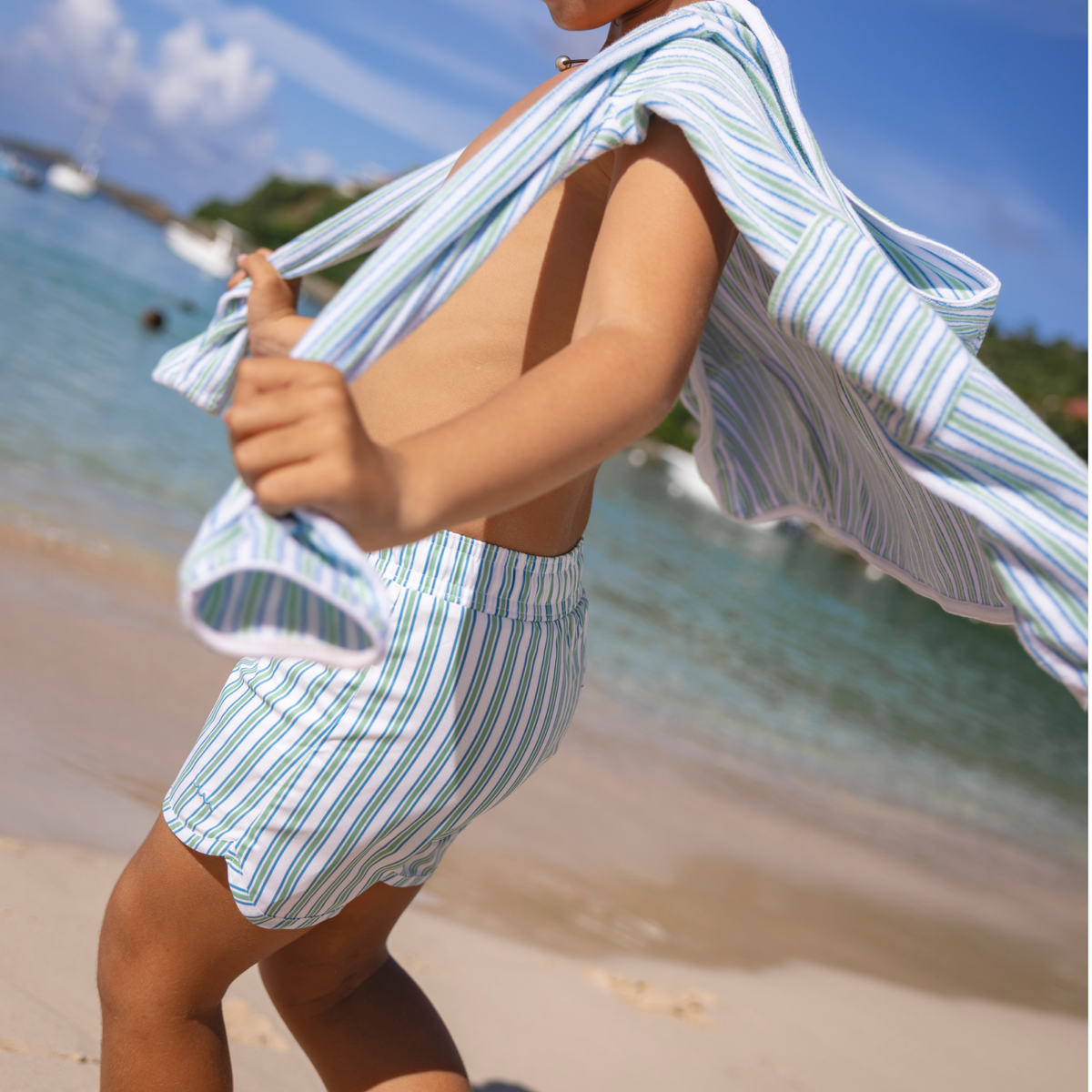 Boy’s Tamarin Stripe Boardie