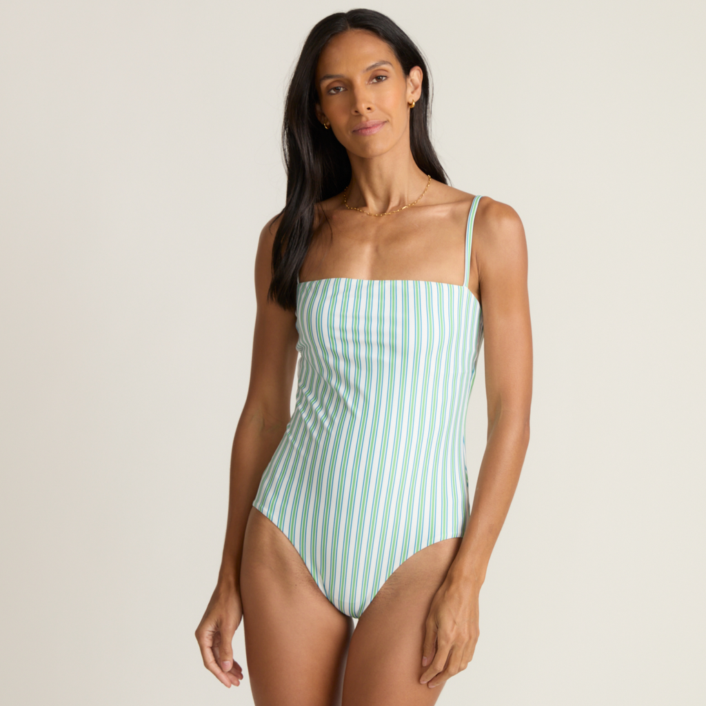 Women’s Tamarin Stripe Low Back One Piece