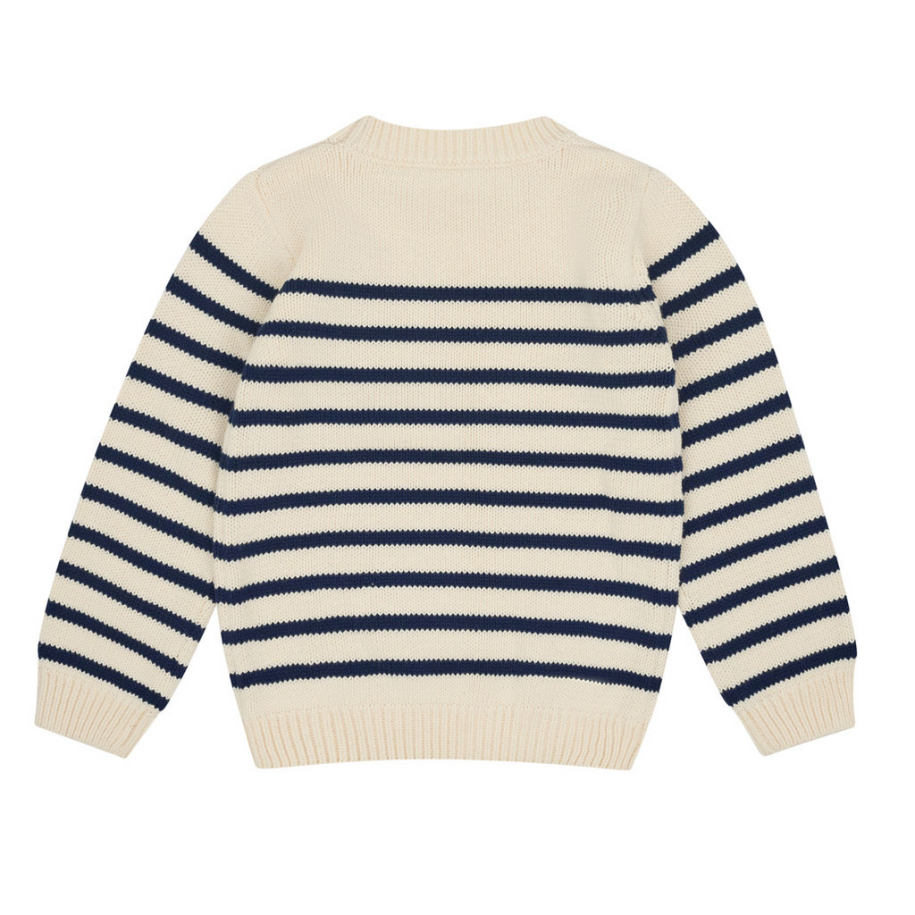 Unisex Americana Breton Stripe Knit Sweater