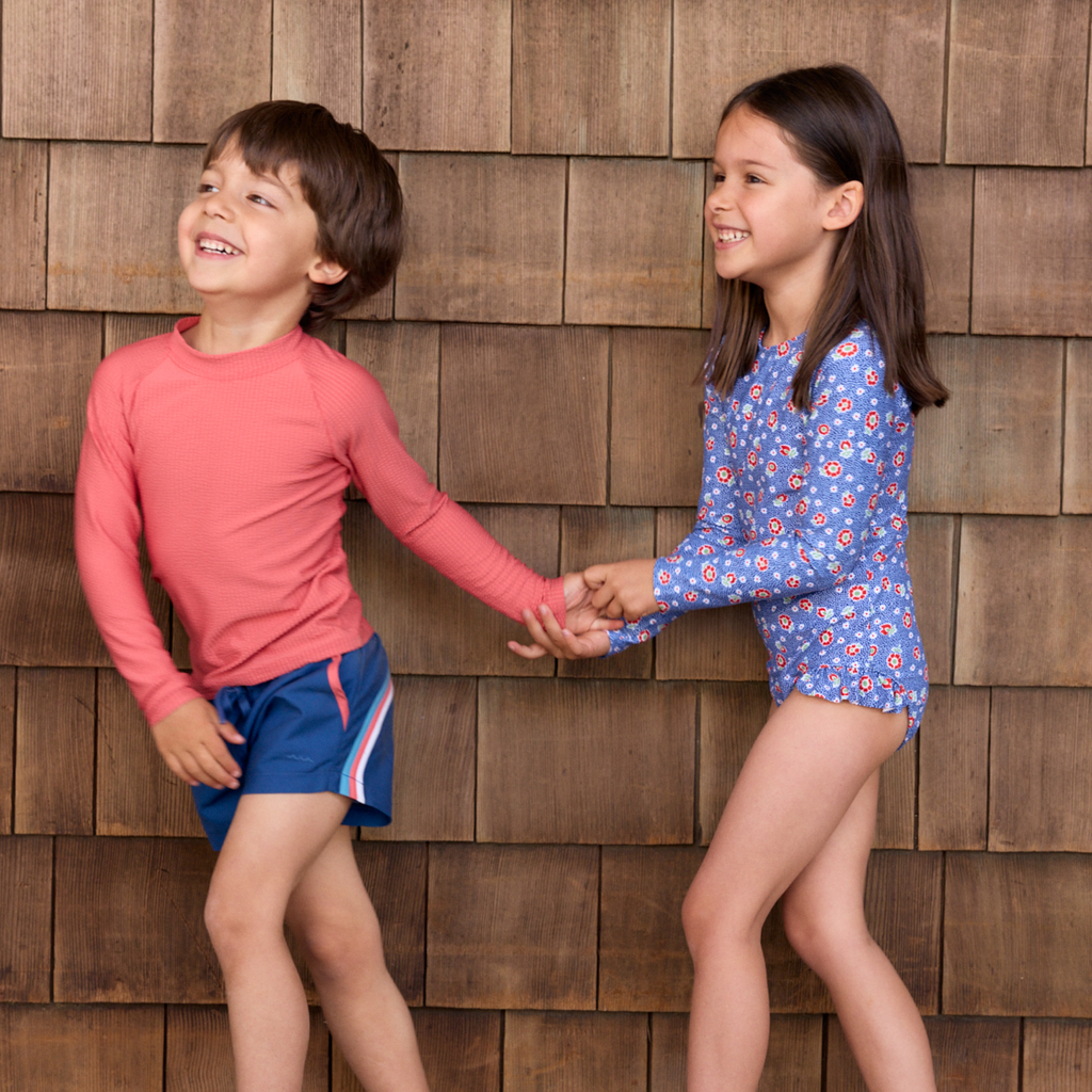 Girls Chatham Floral Rashguard One Piece