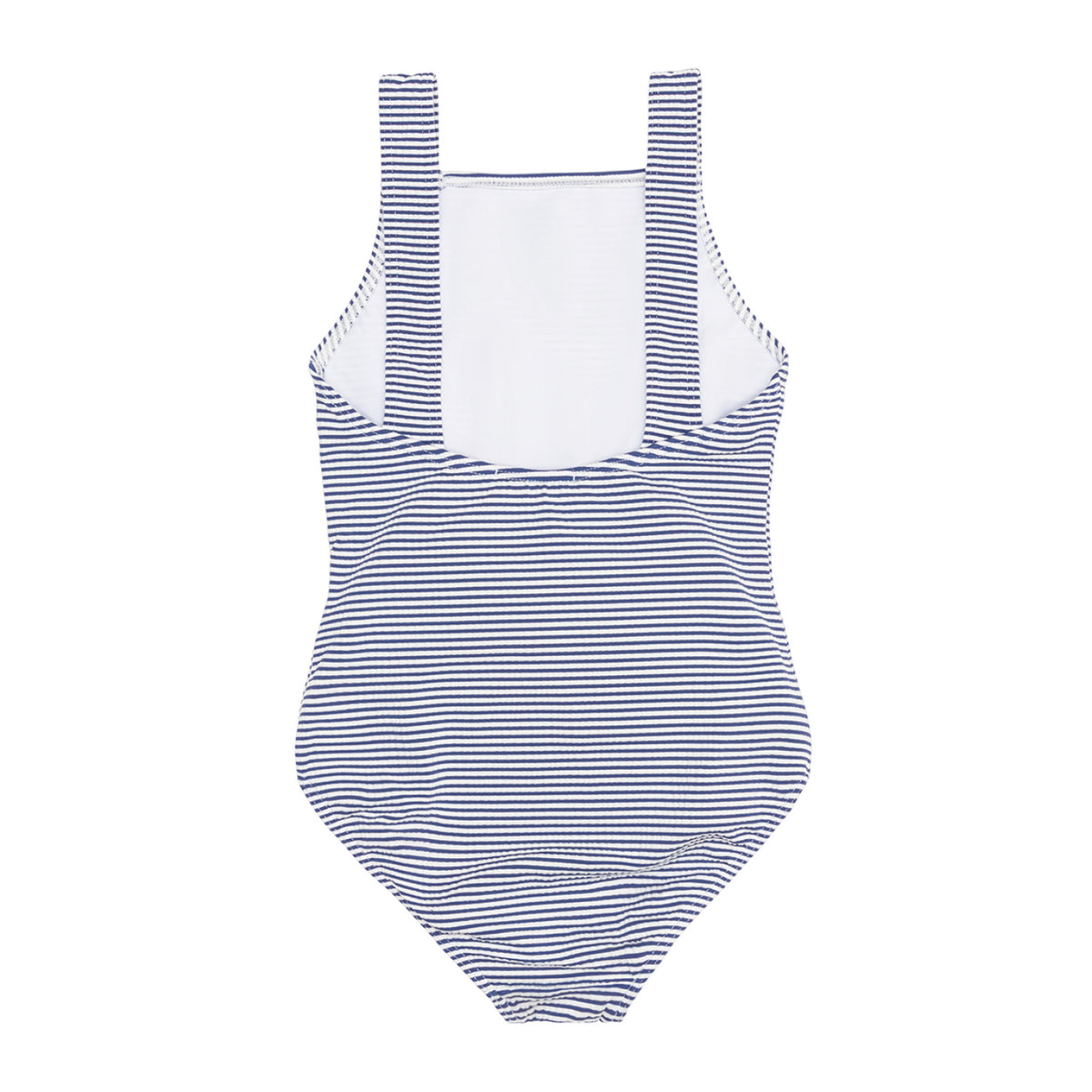 Girl’s Harbor Stripe Tie-Front One Piece