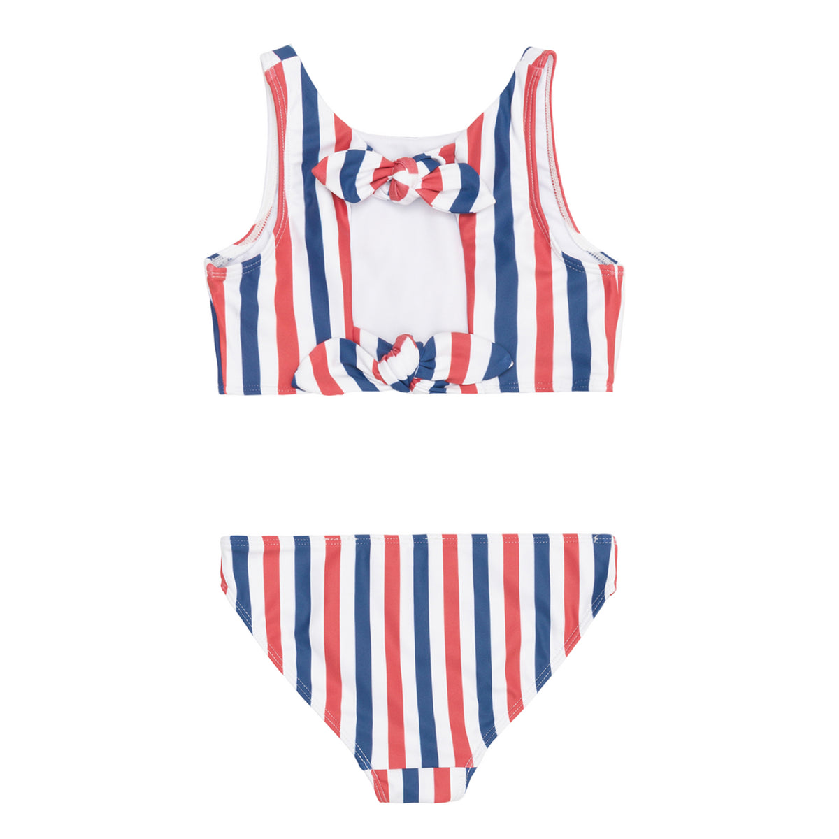 Girl’s Surfrider Stripe Double Tie-Knot Bikini