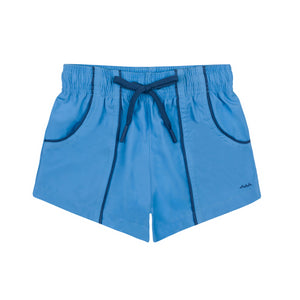 Boy’s Balboa Blue Panelled Boardie