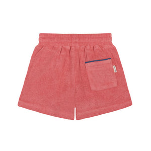Boy’s Poppy Red French Terry Short