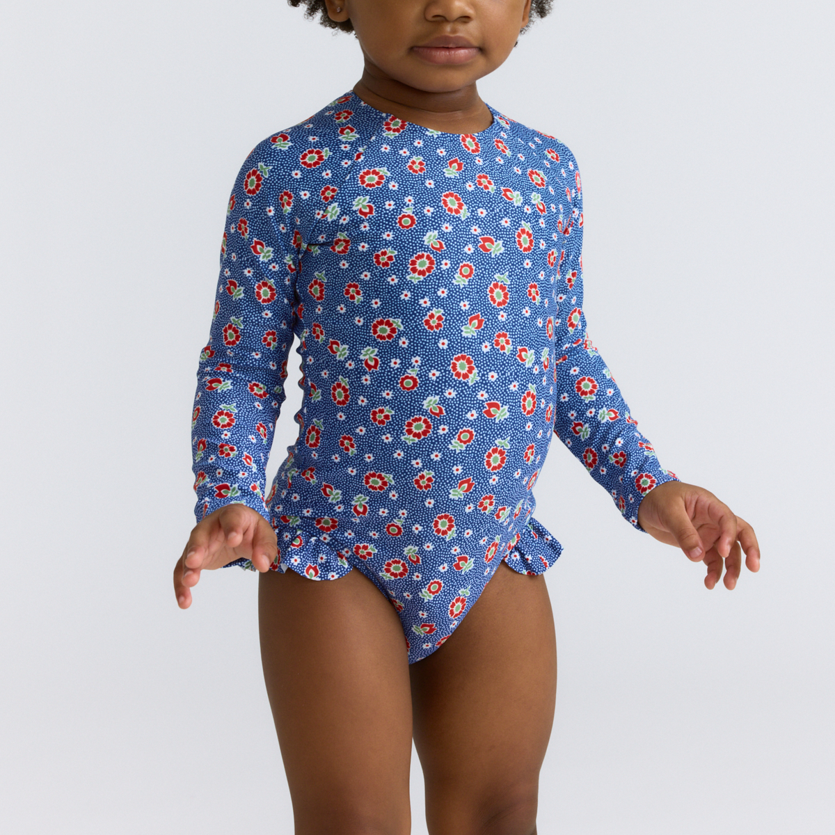 Girls Chatham Floral Rashguard One Piece
