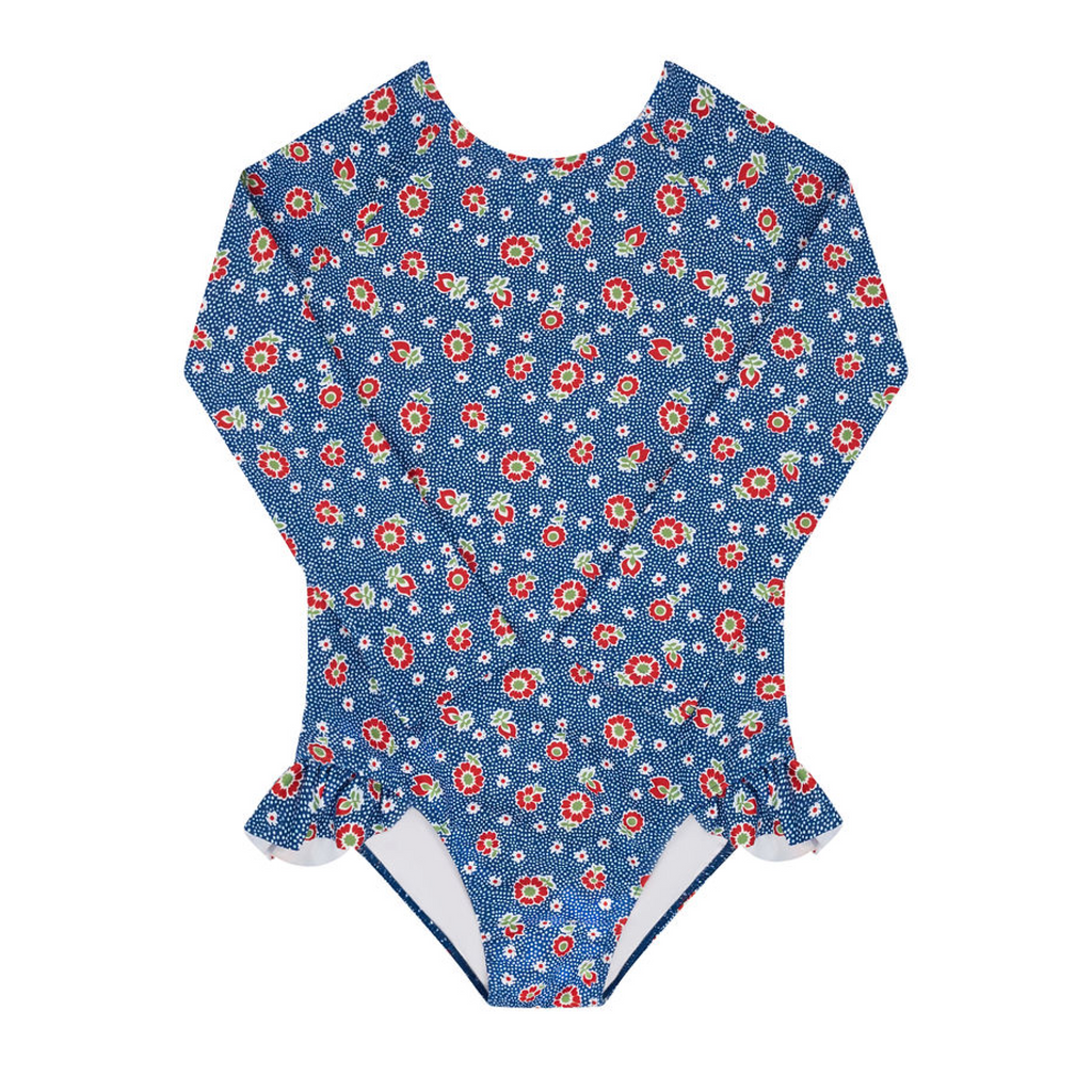 Girls Chatham Floral Rashguard One Piece