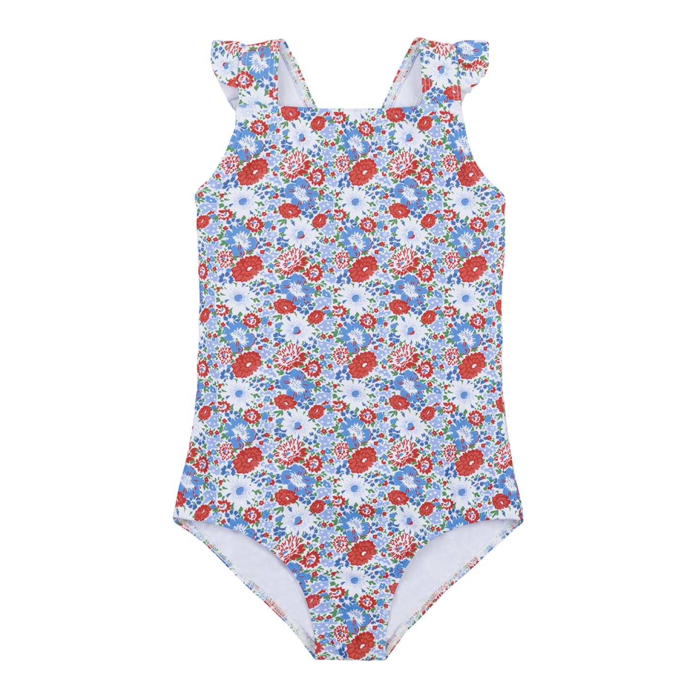 Girl’s Americana Blossom Crossover One Piece