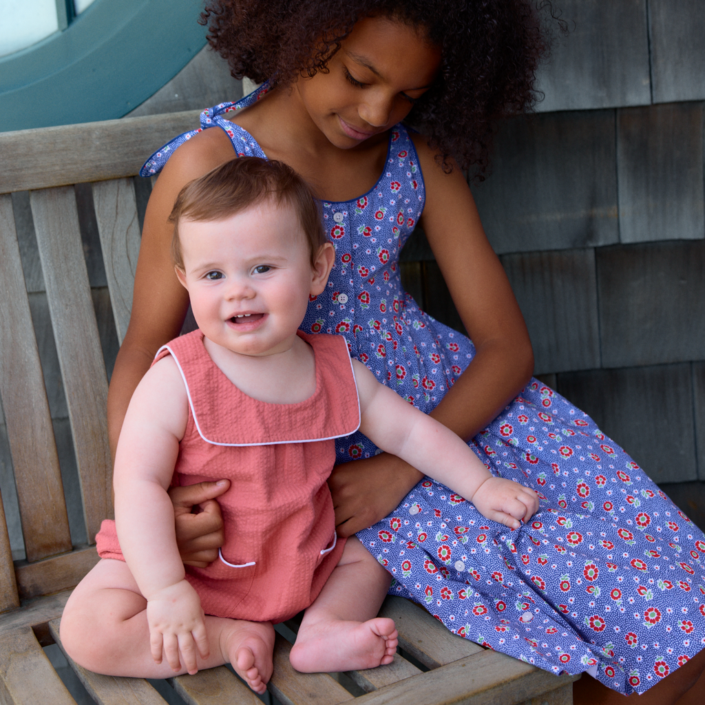 Girls Chatham Floral Tie Knot Dress